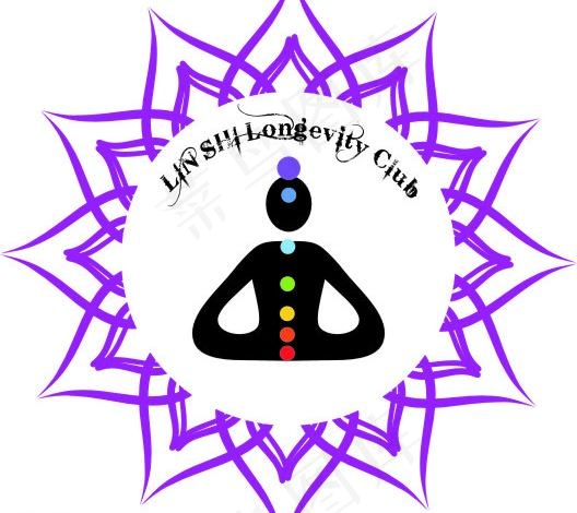 养生馆 logo图片cdr矢量模版下载
