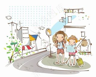 最新韩国矢量卡通素材730