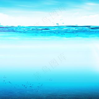 淘宝清新护肤品水纹背景