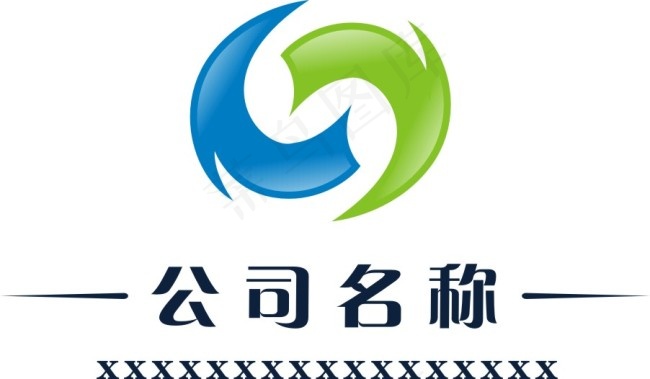时尚简洁大气logo设计cdr矢量模版下载