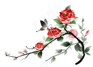 玫瑰花素材免扣大图