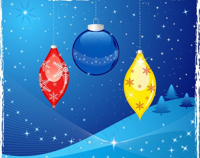 圣诞彩球及吊饰图片