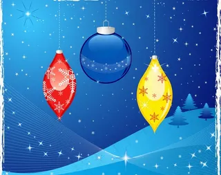 圣诞彩球及吊饰图片