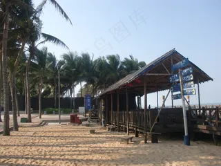 海口假日海滩自然风光图片