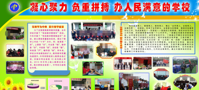 学校展板背景设计