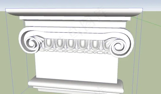 草图大师欧式柱子su模型合集