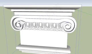 草图大师欧式柱子su模型合集