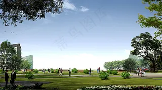 广场绿化环境设计036