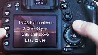 手持相机照片展示AE模板