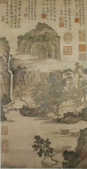 绿荫草堂图轴 绿荫草堂图轴