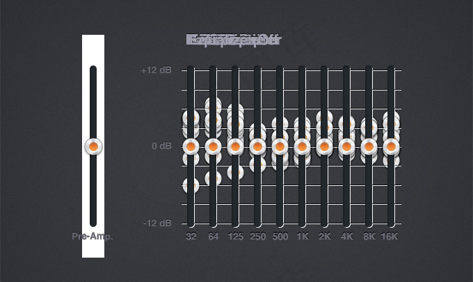 网页音频均衡器PSD源文件