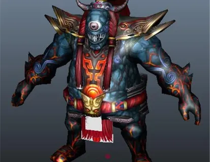 胖子怪物游戏装饰模型 胖子怪物游戏装饰模型