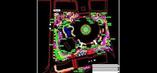 广场景观工程种植图