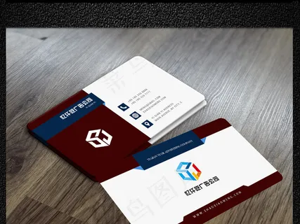 科技感企业主管黑蓝色名片设计 科技感企业主管黑蓝色名片设计