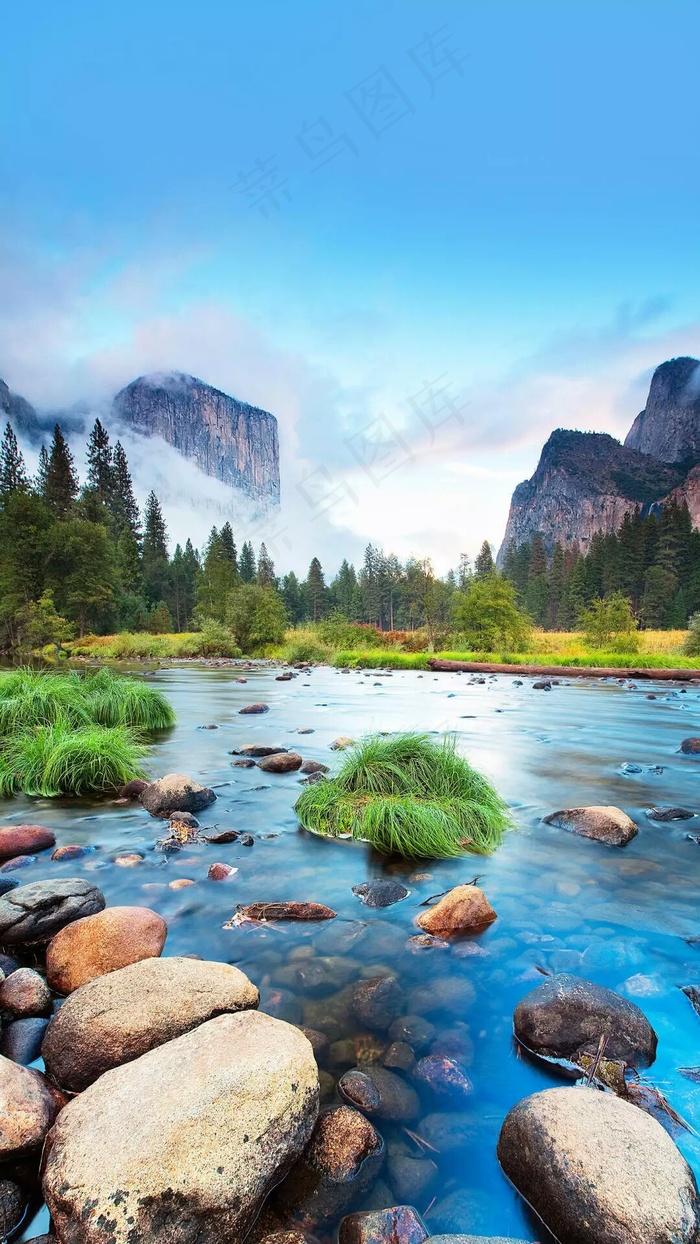 河道高清摄影图片