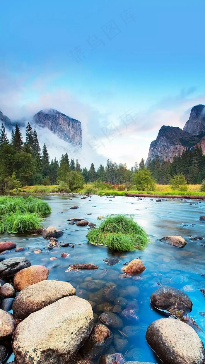 河道高清摄影图片