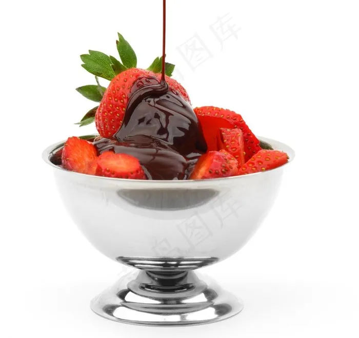 草莓巧克力图片