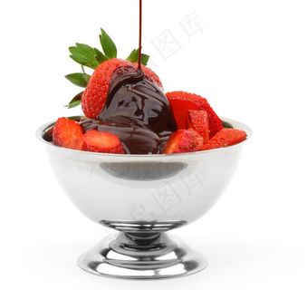 草莓巧克力图片