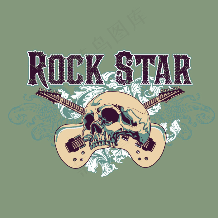 印花矢量图 街头潮流 人物 惊悚 ...