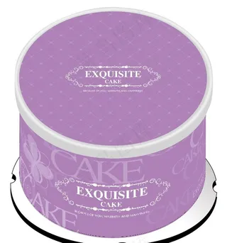 蛋糕盒(平面图)