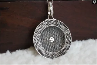 泓霖 紫水晶花丝吊坠图片