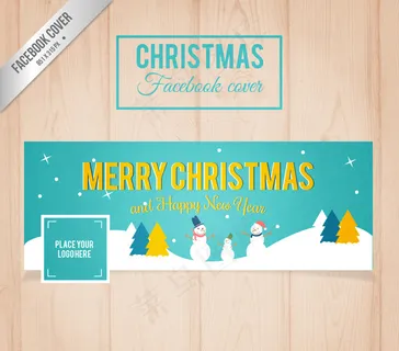 圣诞卡通场景卡片背景