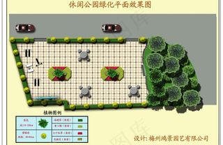 绿化平面效果图图片