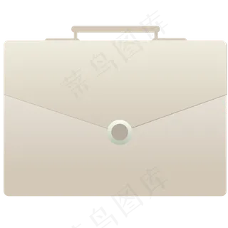 彩色公文包图标