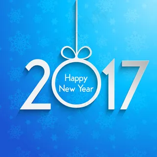 2017文字蓝色背景新年 2017文字蓝色背景新年