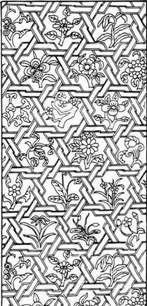 清代（下）版画 装饰画 中华图案五千年 矢量 AI格式_1008