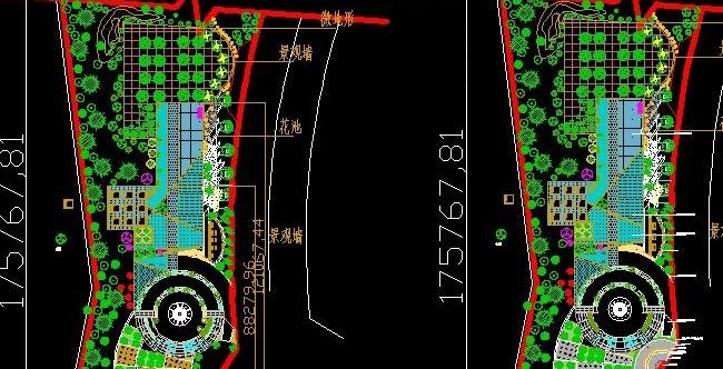 滨河防护绿化带入口广场设计