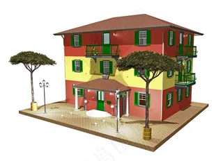 3D公寓模型设计