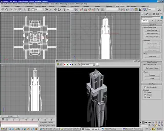 现代高楼模型图