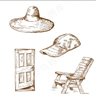 欧式帽子 门窗 躺椅图片
