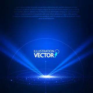 蓝色光效聚光灯背景素材 蓝色光效聚光灯背景素材