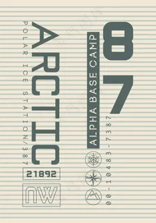 T恤图案设计英文字体图文组合