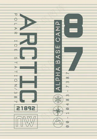 T恤图案设计英文字体图文组合