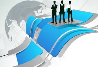 商务人物科技背景图片