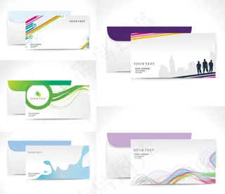 简约信封模板矢量素材