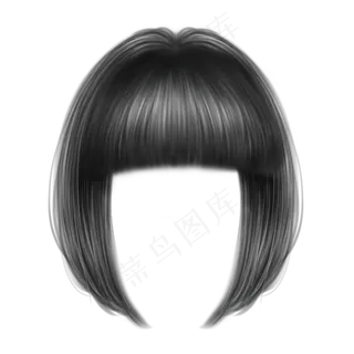 头发笔刷短发长发假发