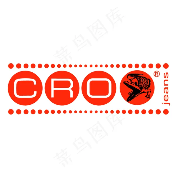 鳄鱼的牛仔裤eps,ai矢量模版下载