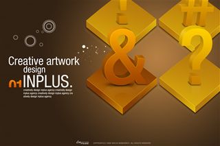 金色数字符号创意商务科技