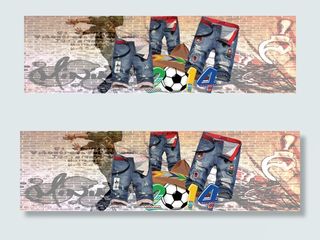 淘宝夏季男装牛仔短裤全屏海报素材