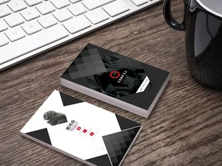 2017黑红简约个性乙方服务高端设...