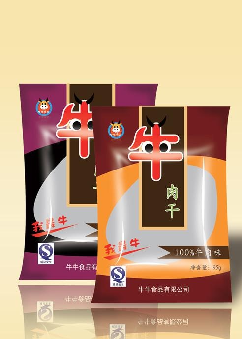 牛肉干食品包装设计PSD素材