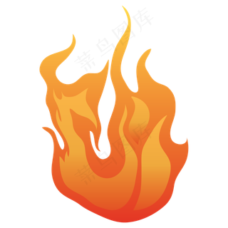 卡通矢量黄色火焰正在燃烧的火焰卡通矢量黄色火焰正在燃烧的火焰
