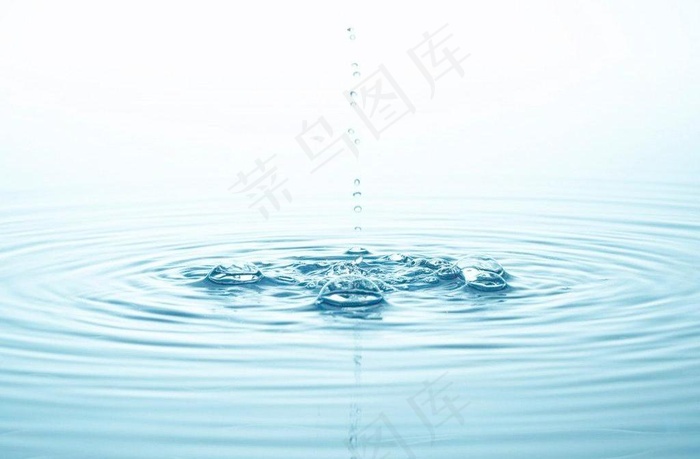 蓝色水图片