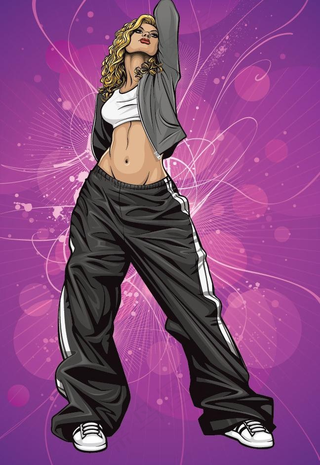 时尚舞蹈美女图片