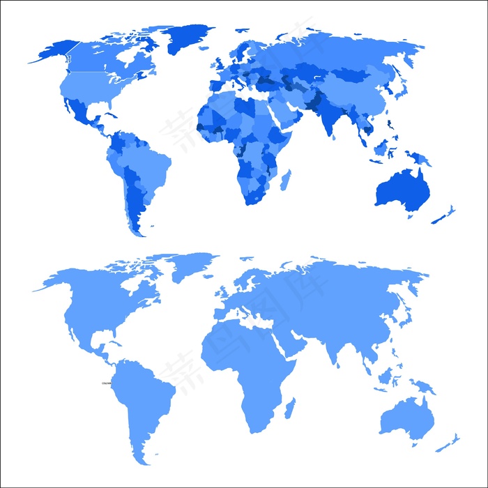 世界地图矢量