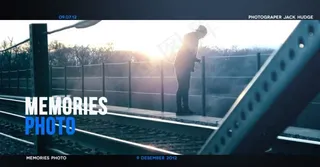 精彩记忆快照相册动画AE模板